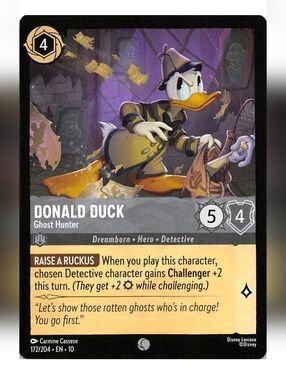 Donald Duck 🔥 Disneyland 🔥 Disney Lorcana Trading Card TCG